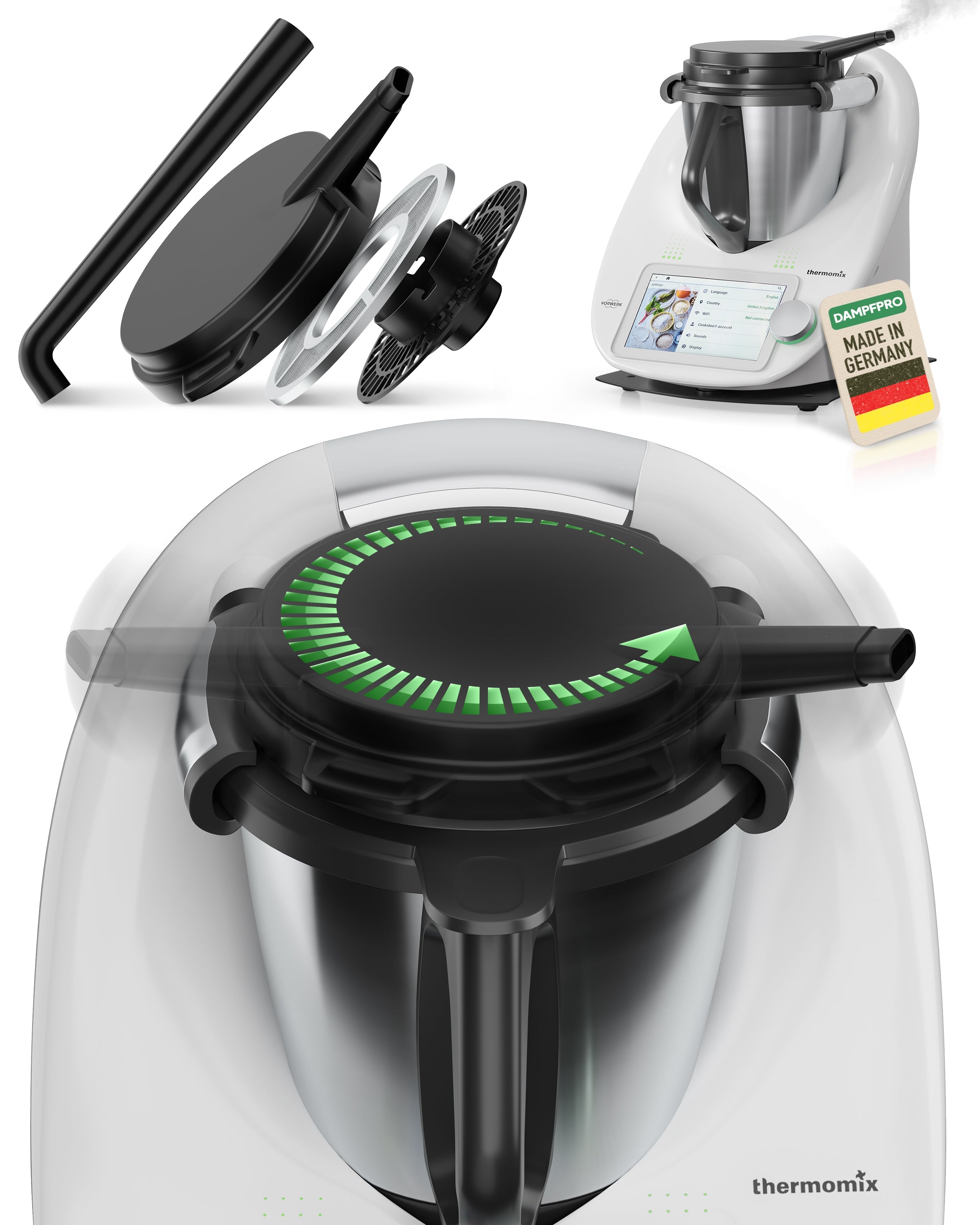 DampfPRO | Dampfumleiter für Thermomix TM6, TM5