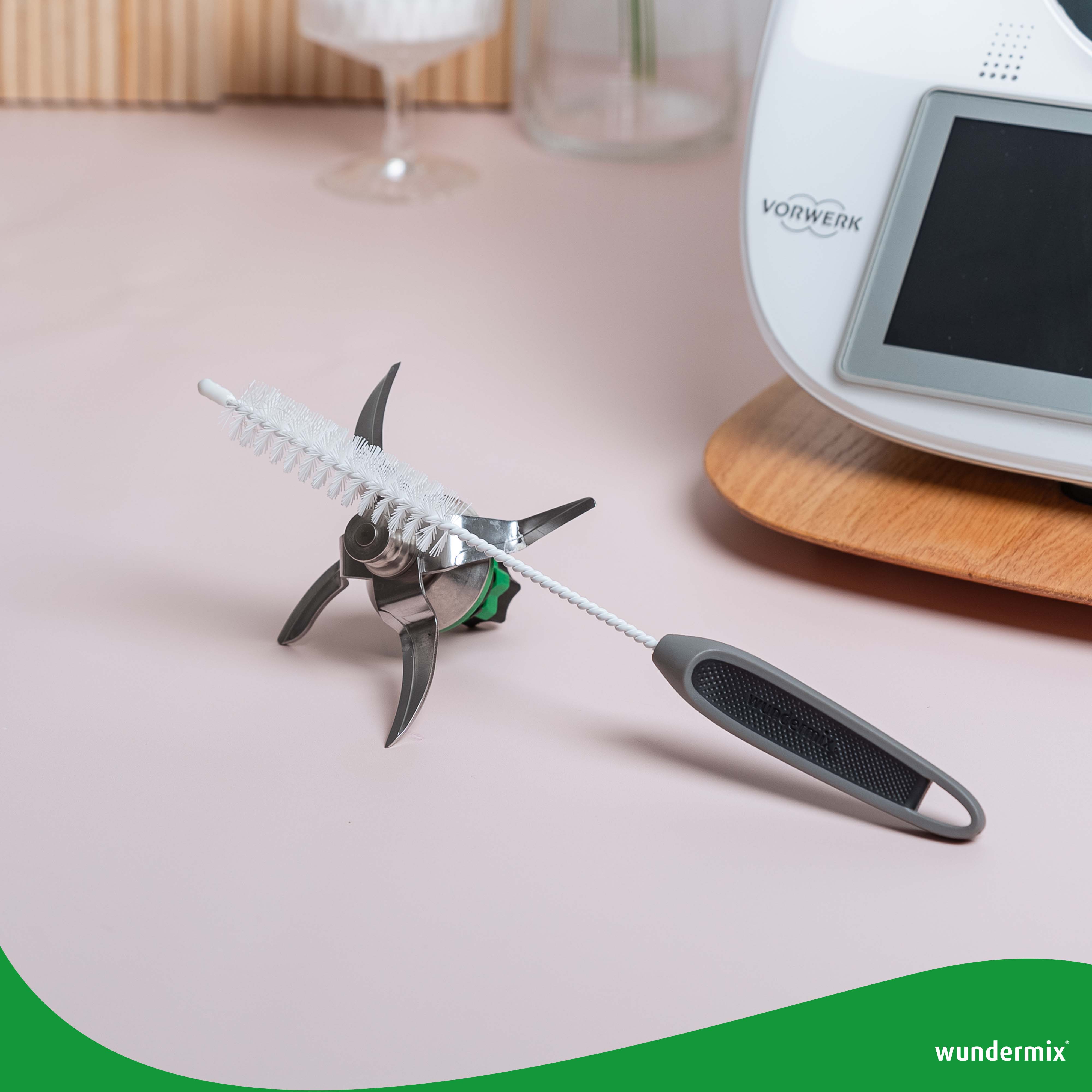WunderBrush® Blade | Reinigungsbürste für Mixtopfmesser