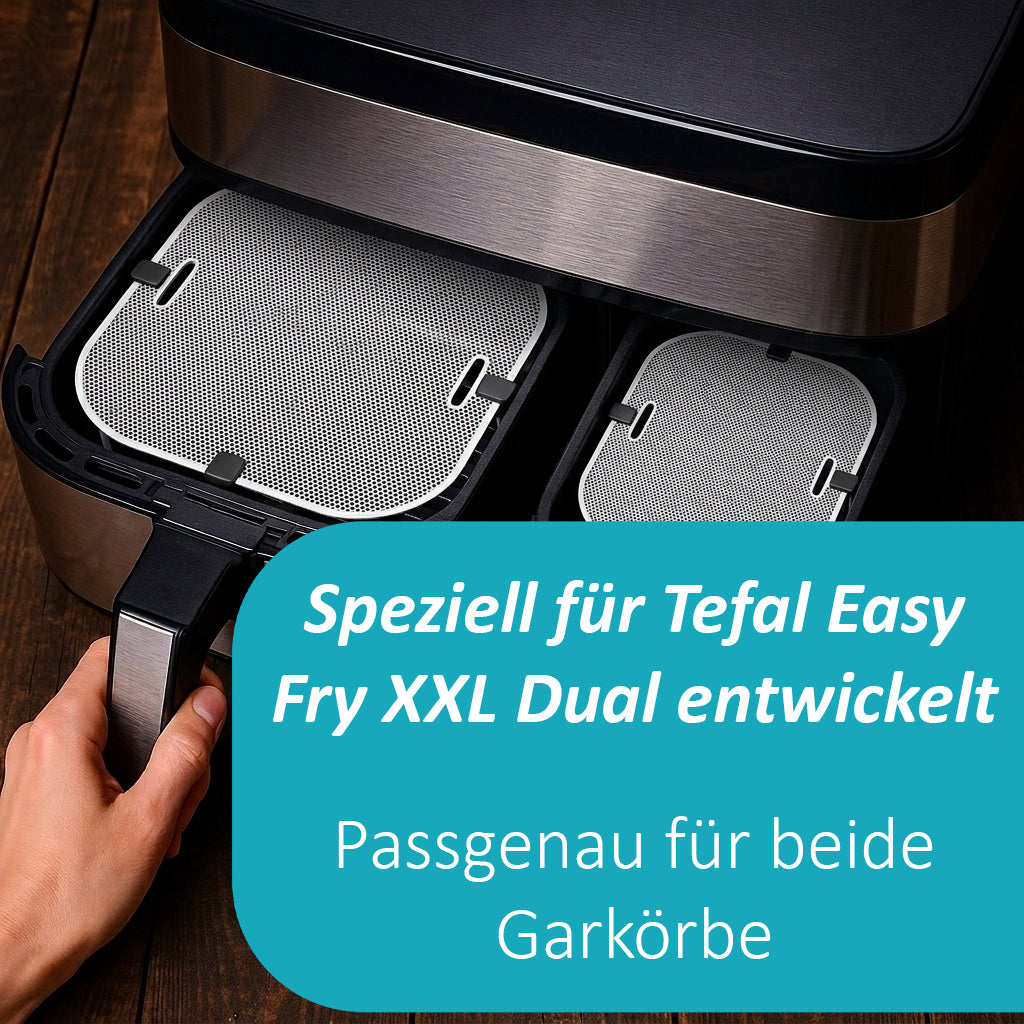 ZauberFry | Spritzschutz Set für Tefal Easy Fry XXL Dual Airfryer