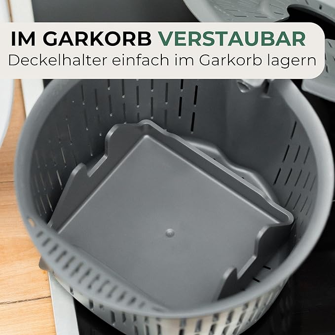 STERNEKOCH Deckelhalter mit Abtropfschale für Thermomix TM6, TM5 & Monsieur Cuisine