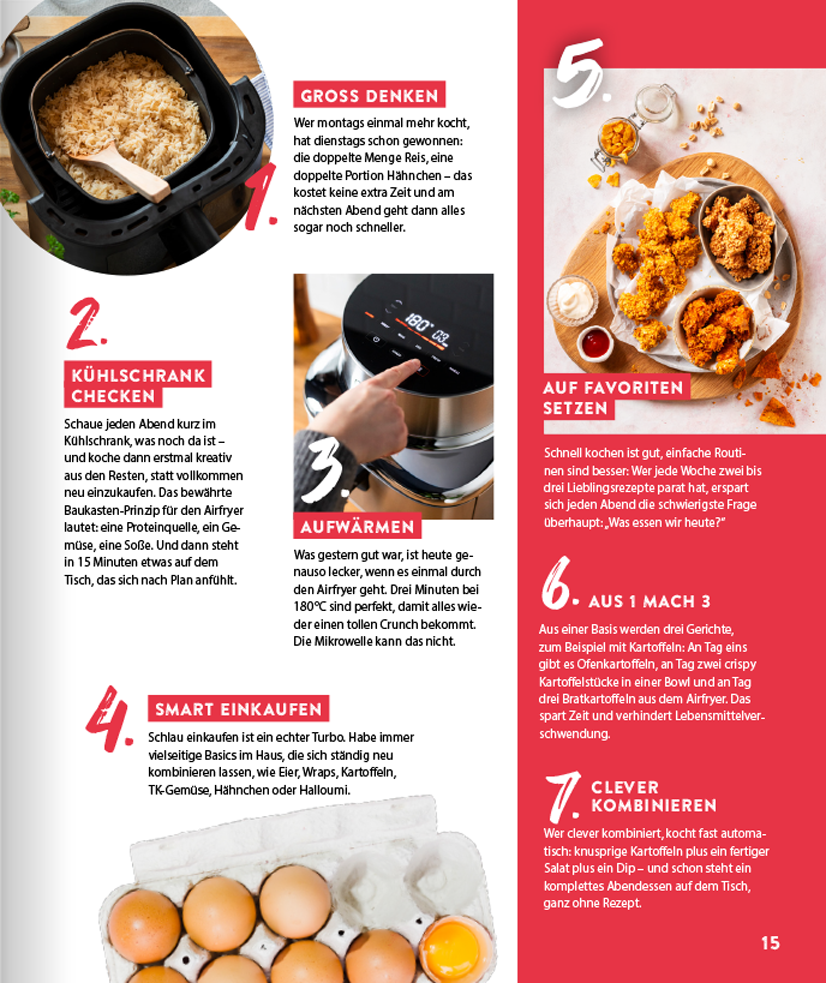 Air Fryer Club - QUICK & EASY - AIR FRYER Club - 15 Minuten: 50 schnelle Rezepte - ideal für jeden Tag