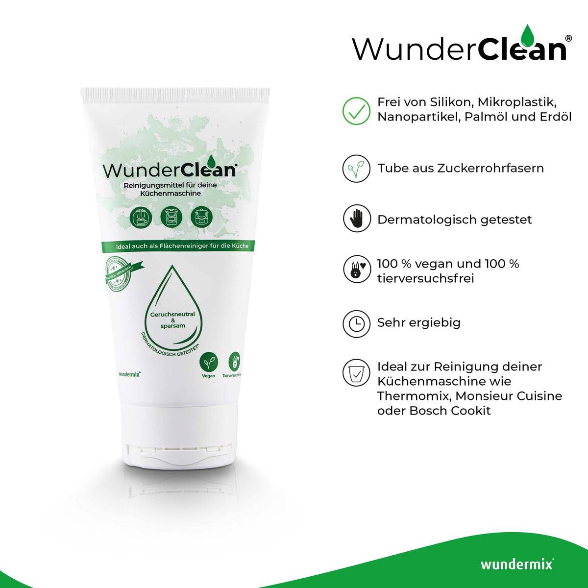 WunderClean Reiniger | Reinigungspaste in der Tube | 150g