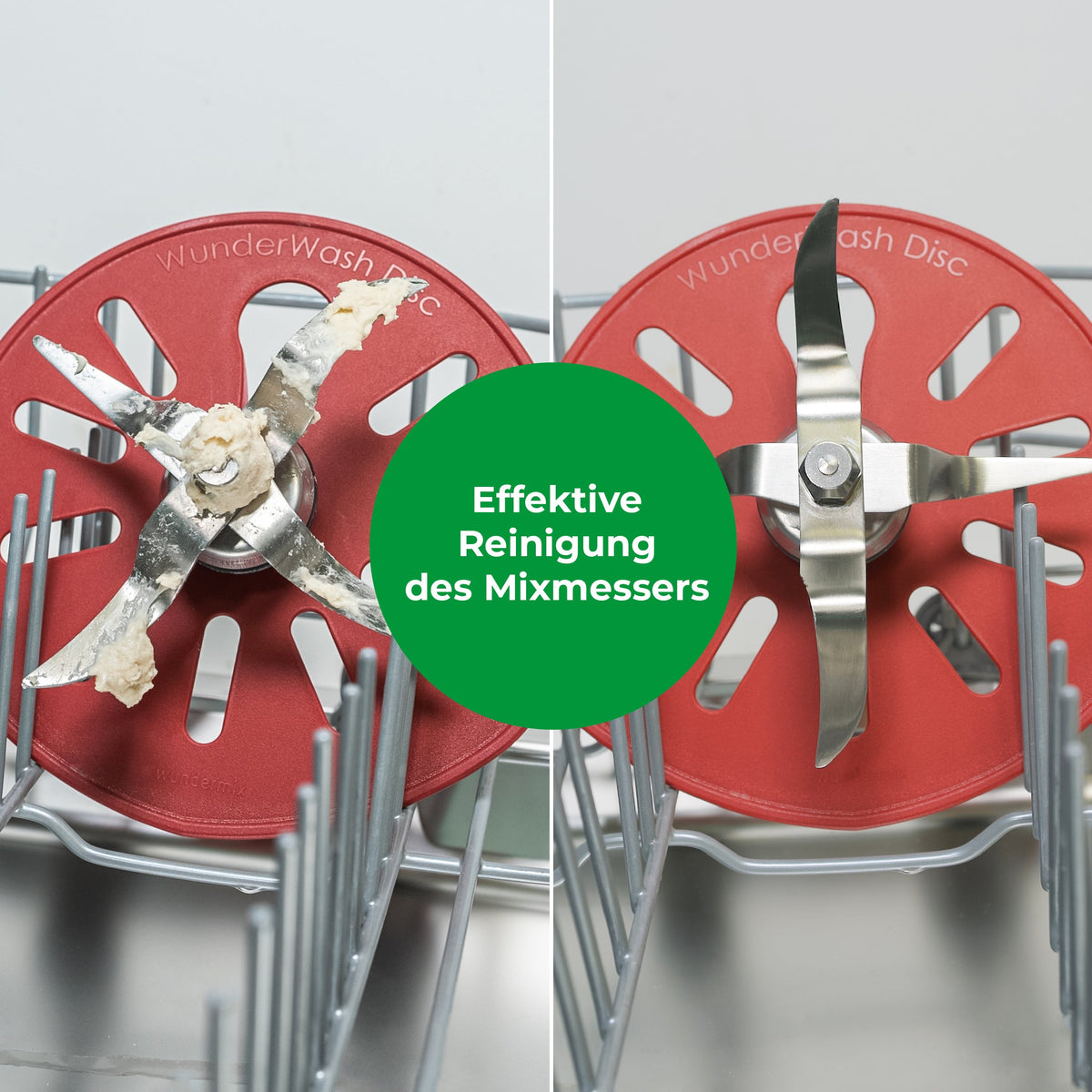 WunderWash® Disc | Spülmaschinen-Messerhalter für Monsieur Cuisine Connect, Trend, Smart, Plus & Compact