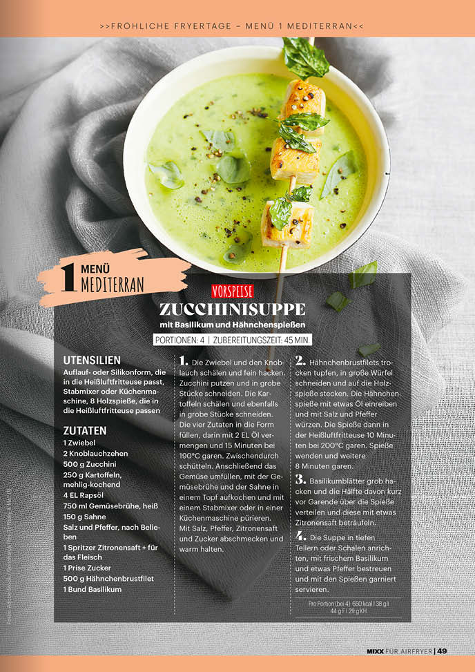 Zeitschrift MIXX Sonderheft AIR FRYER - Ausgabe 01/2027