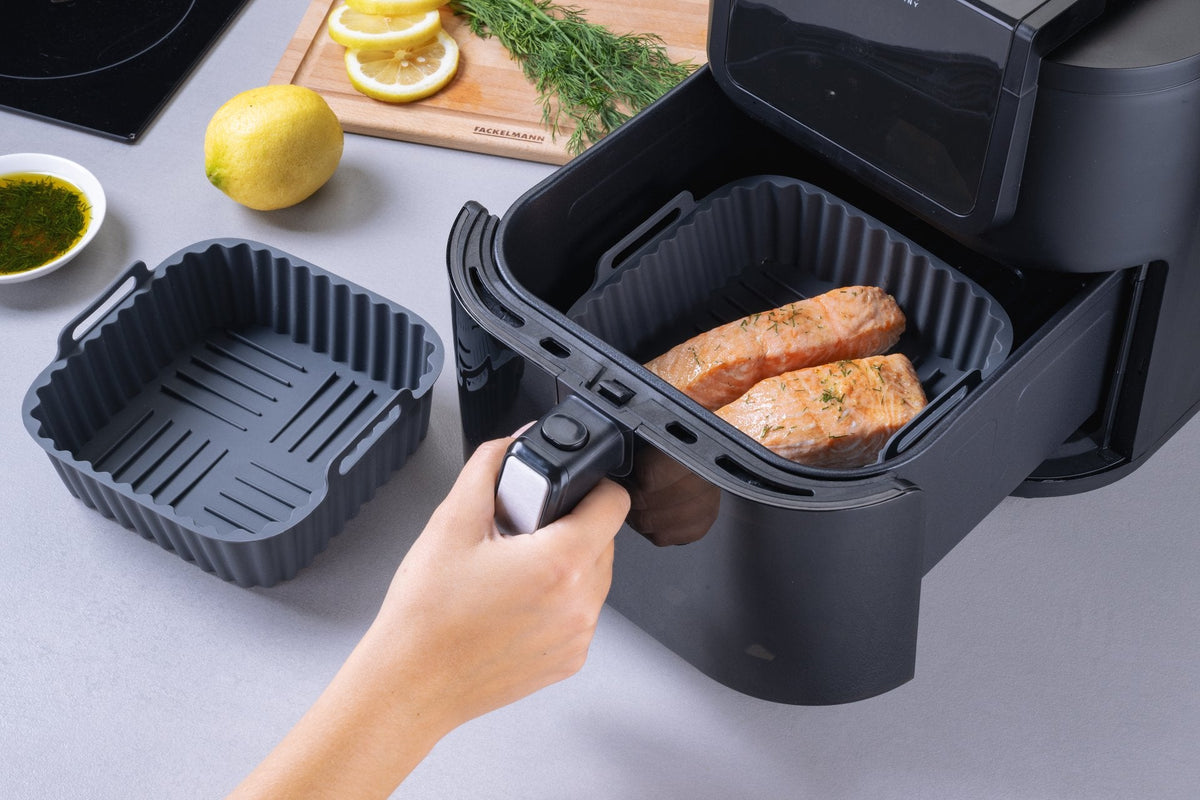 Airfryer Silikonform 15×15 cm für Heißluftfritteuse