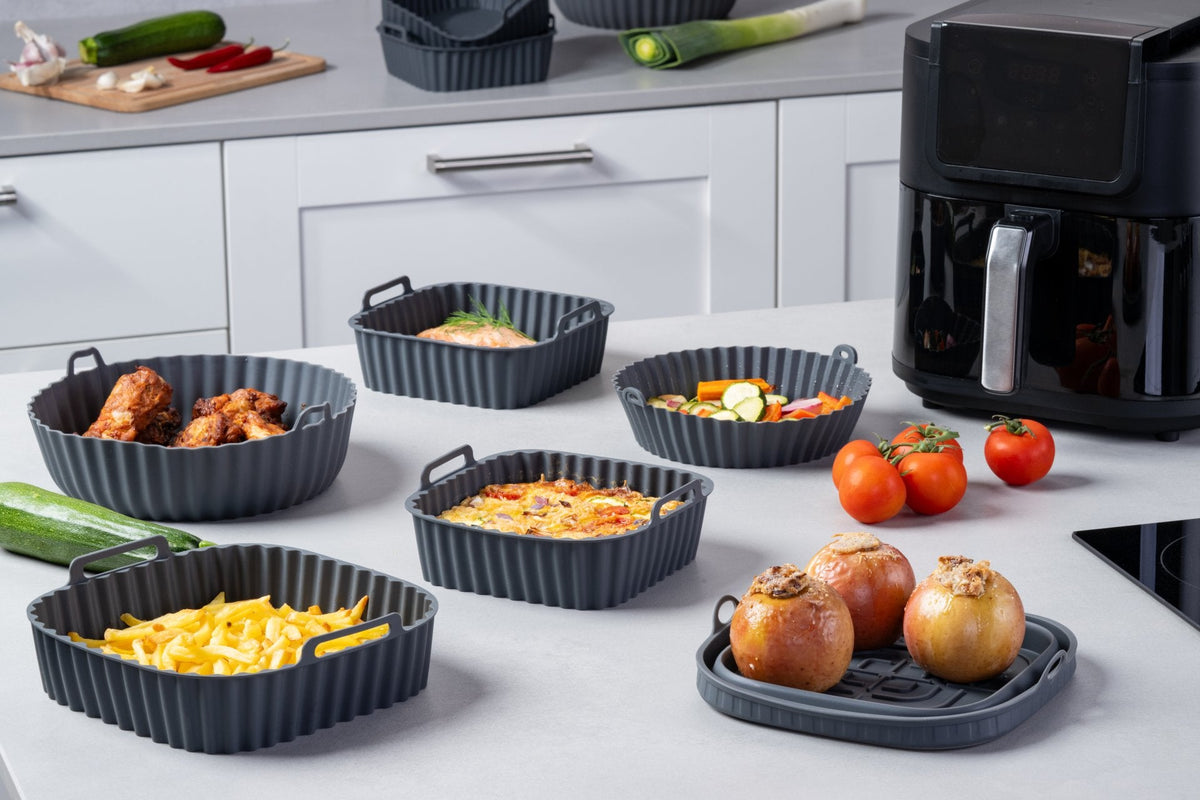 Airfryer Silikonform 15×15 cm für Heißluftfritteuse