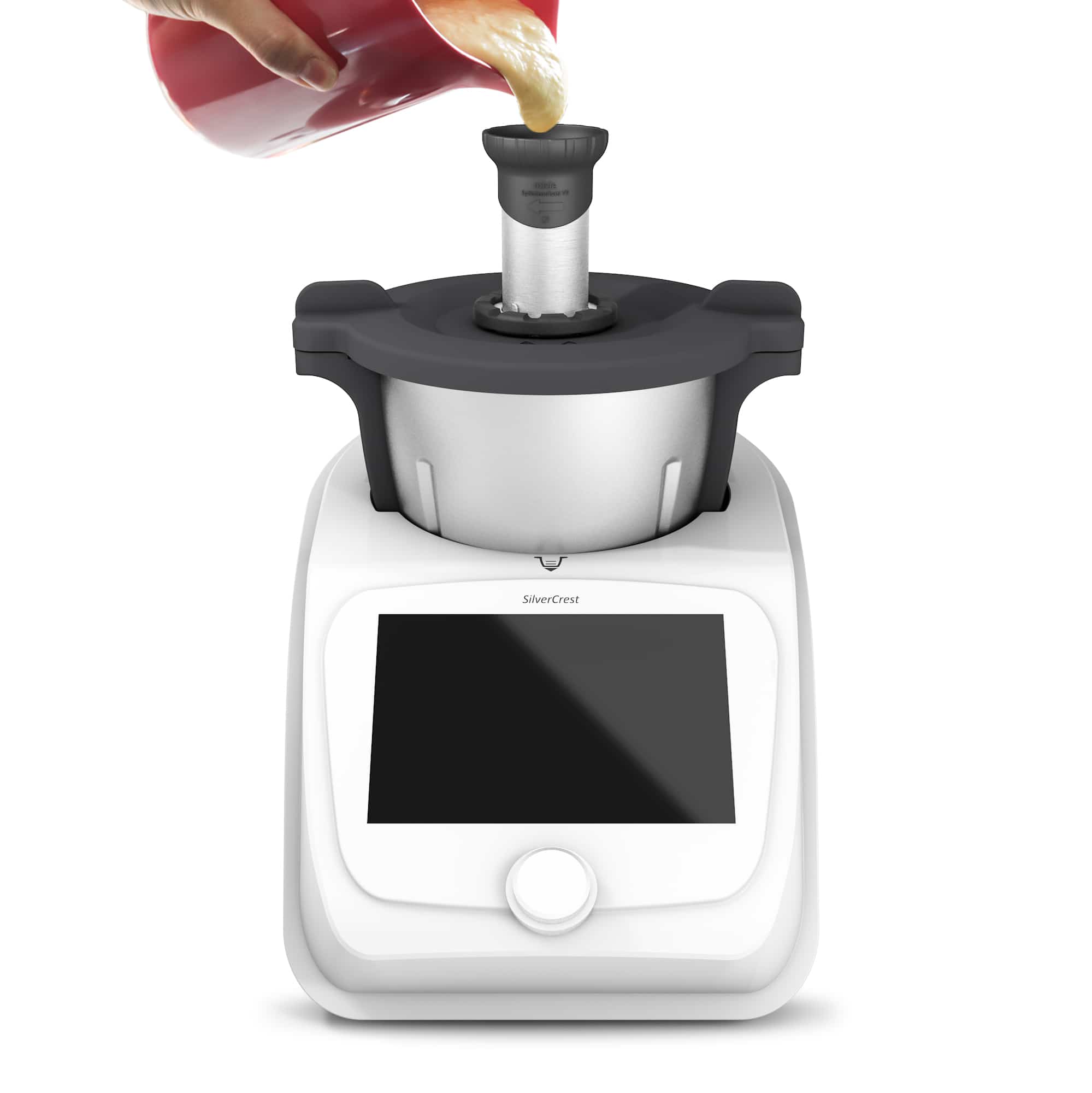 mixle® | Spätzleaufsatz V2 aus Edelstahl für Monsieur Cuisine Smart, Connect, Trend & Compact