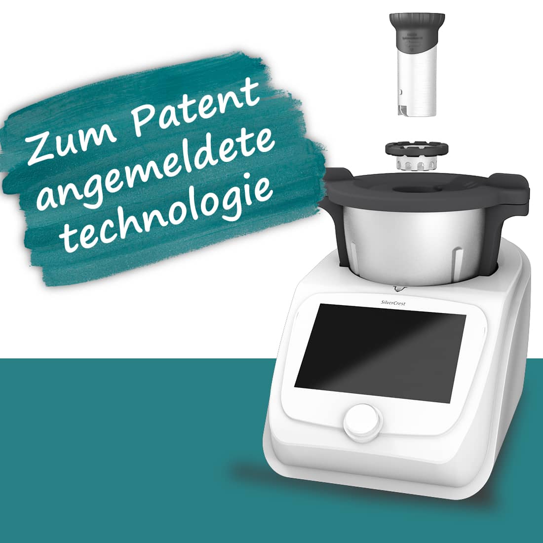 mixle® | Spätzleaufsatz V2 aus Edelstahl für Monsieur Cuisine Smart, Connect, Trend & Compact