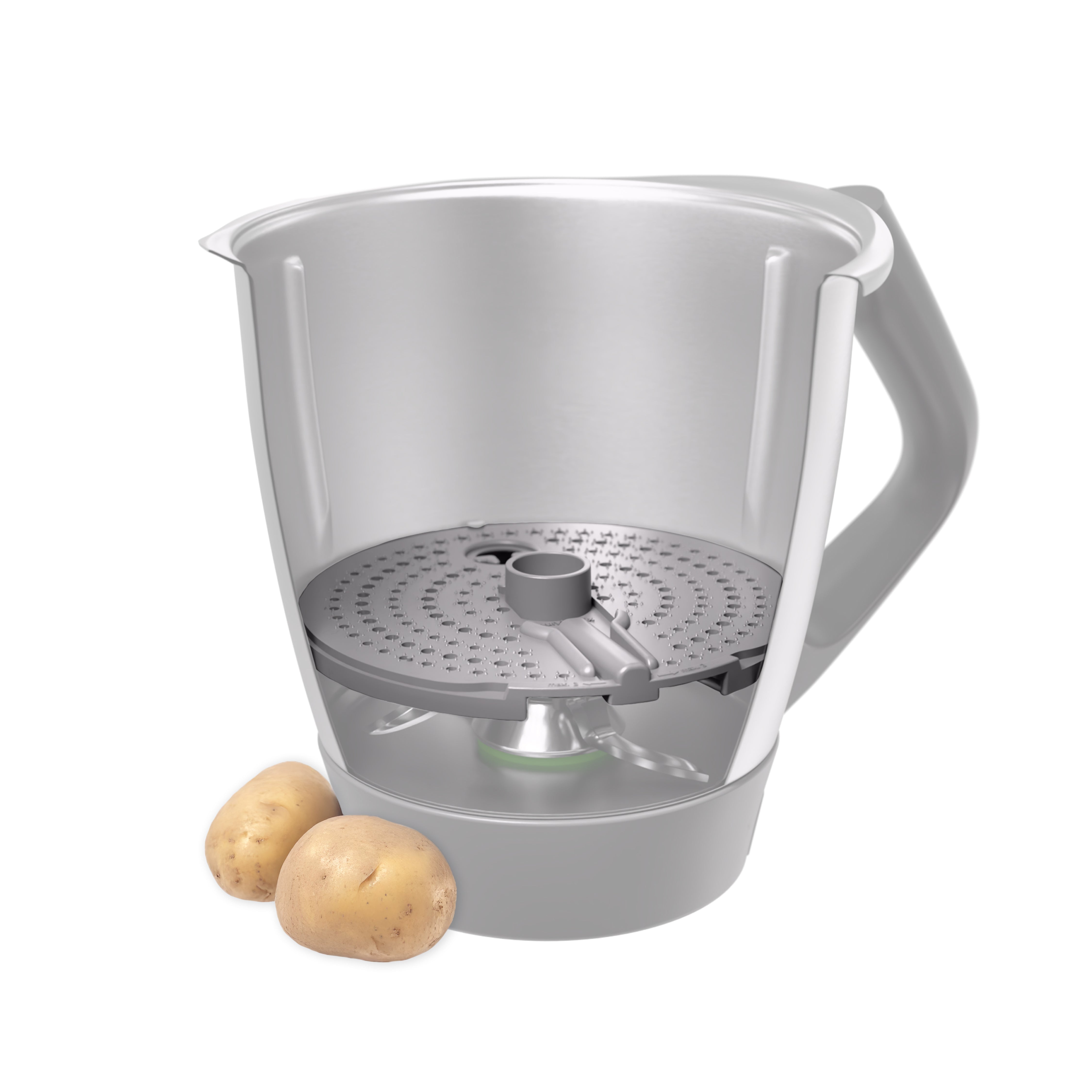 WunderPeeler® (mit Träger) | Kartoffelschäler-Aufsatz für Thermomix TM7, TM6, TM5, TM31