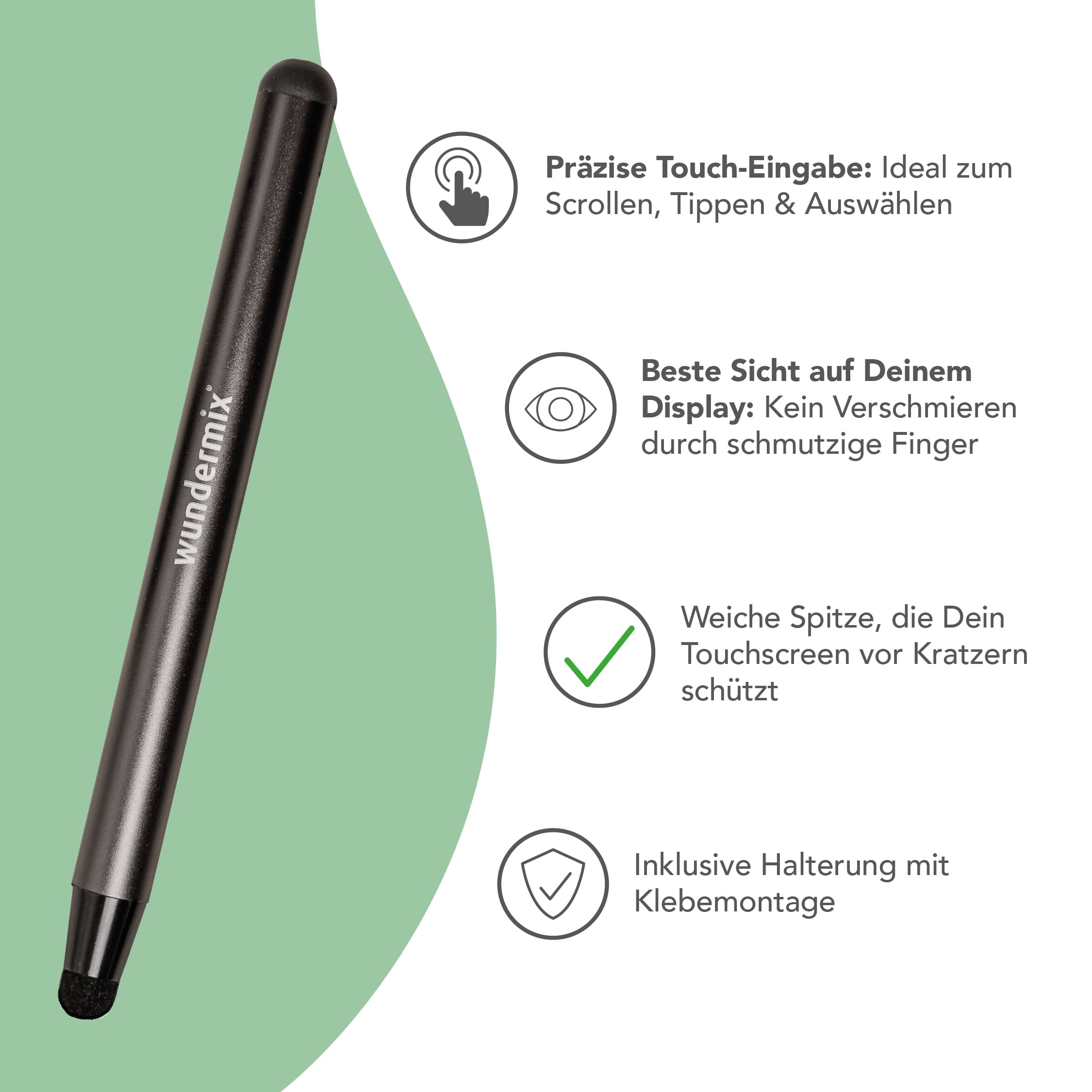 WunderScreen® TouchPen Displaystift für TM7, TM6, TM5, Monsieur Cuisine, Cookit