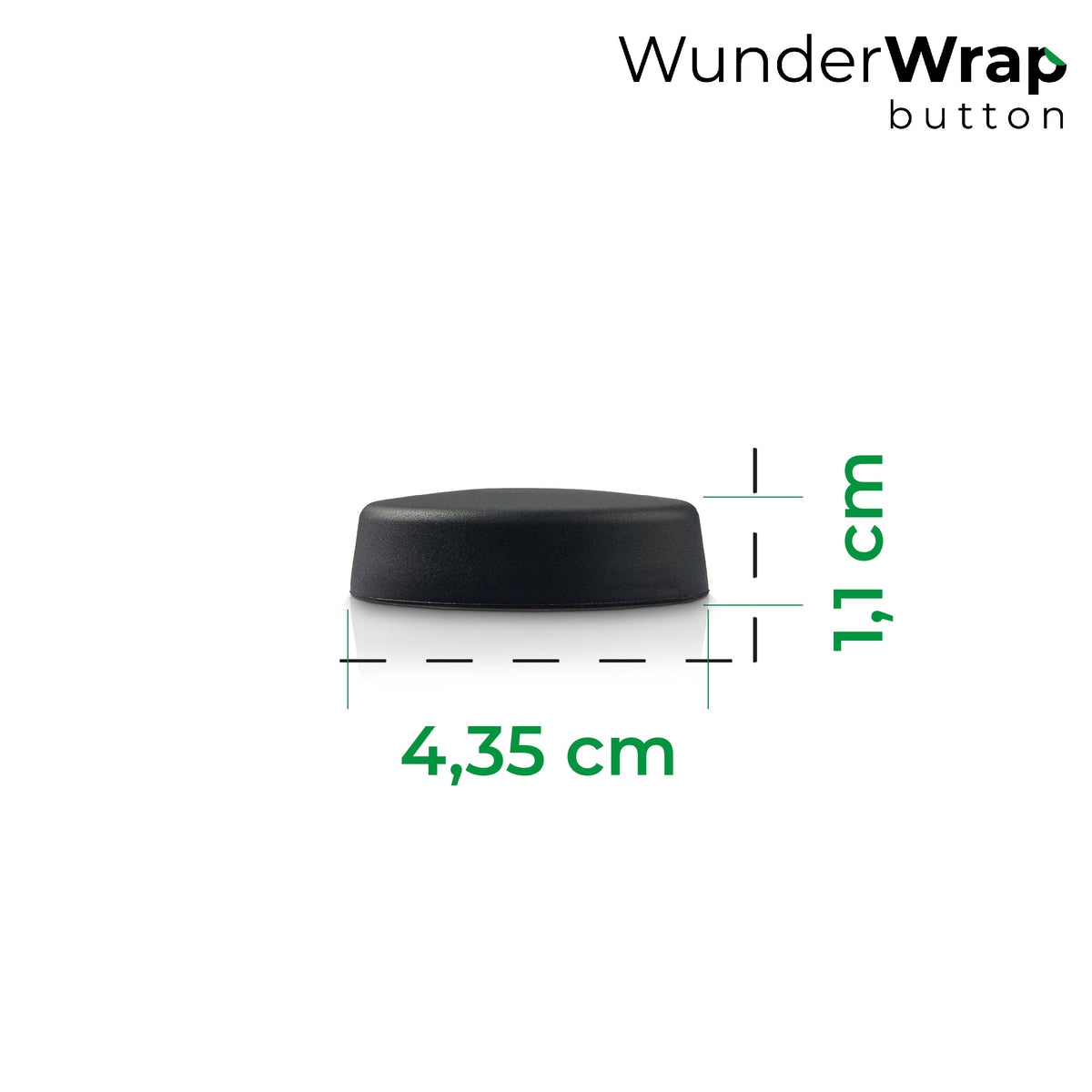 WunderWrap | Drehknopfabdeckung für TM6, TM Friend | 2er-Set | schwarz