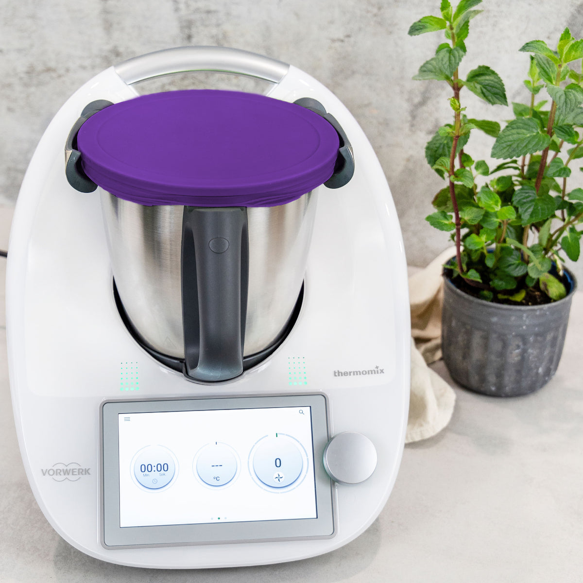 WunderLid® | Silikondeckel für Thermomix-Mixtopf TM7, TM6, TM5, TM31