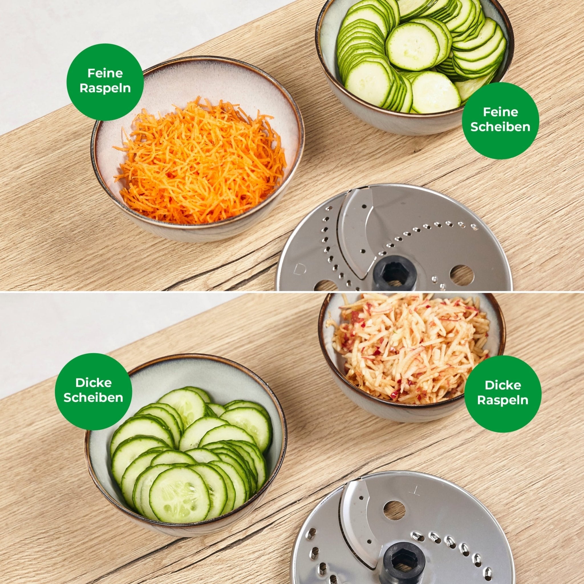 WunderSlicer® V2 | Gemüseschneider für Monsieur Cuisine Connect, Trend & Smart