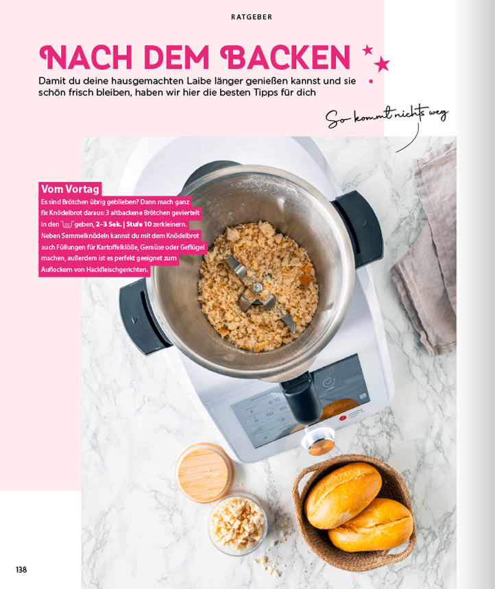 Monsieur Cuisine ZauberMix Club - Brote ohne Warten