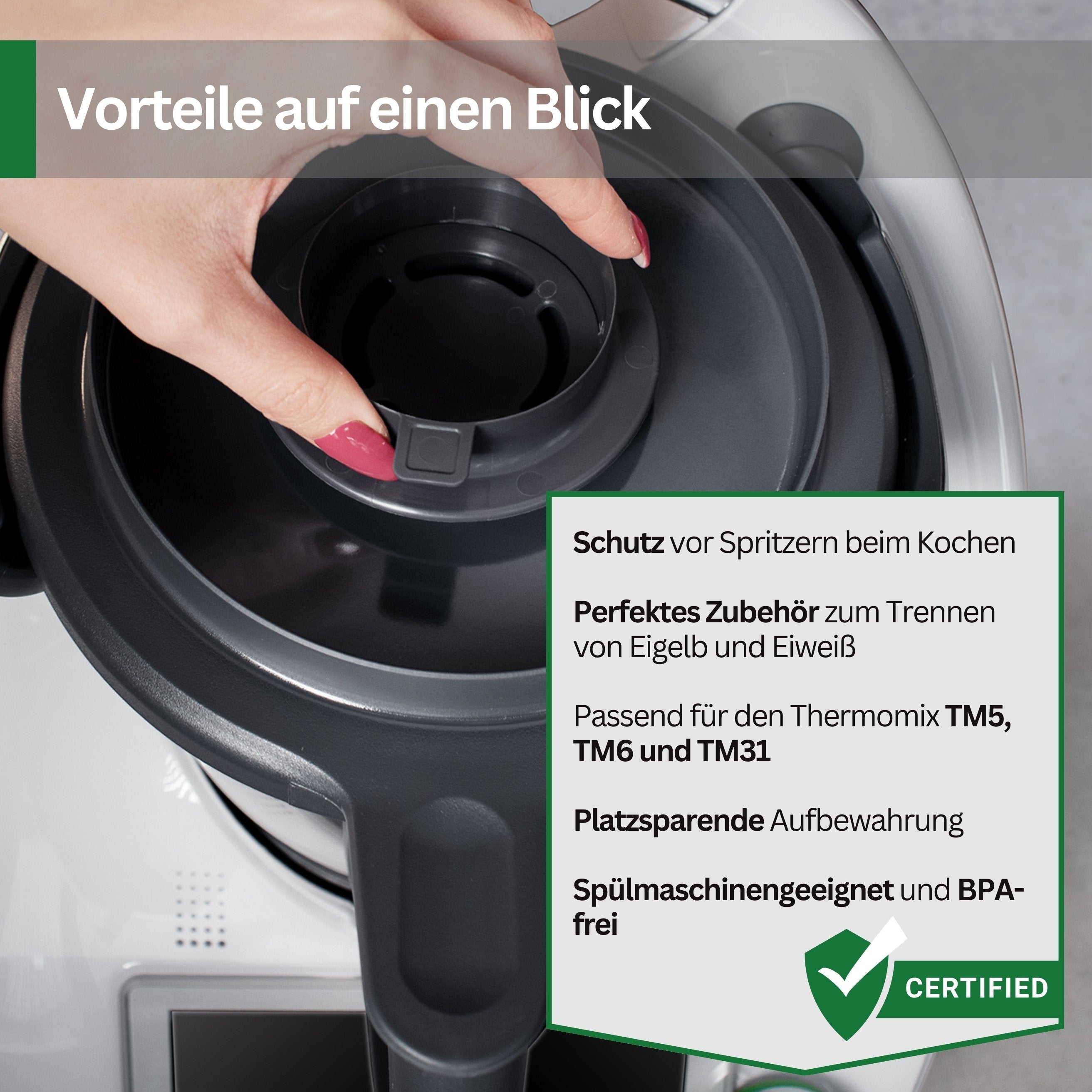 SplashPRO | Spritzschutz & Eigelbtrenner