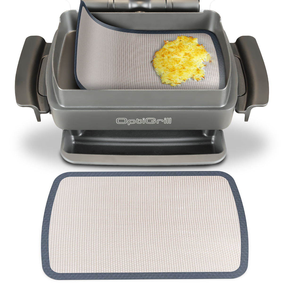 ZauberFry | Dauerbackmatte aus Silikon kompatibel mit Tefal OptiGrill