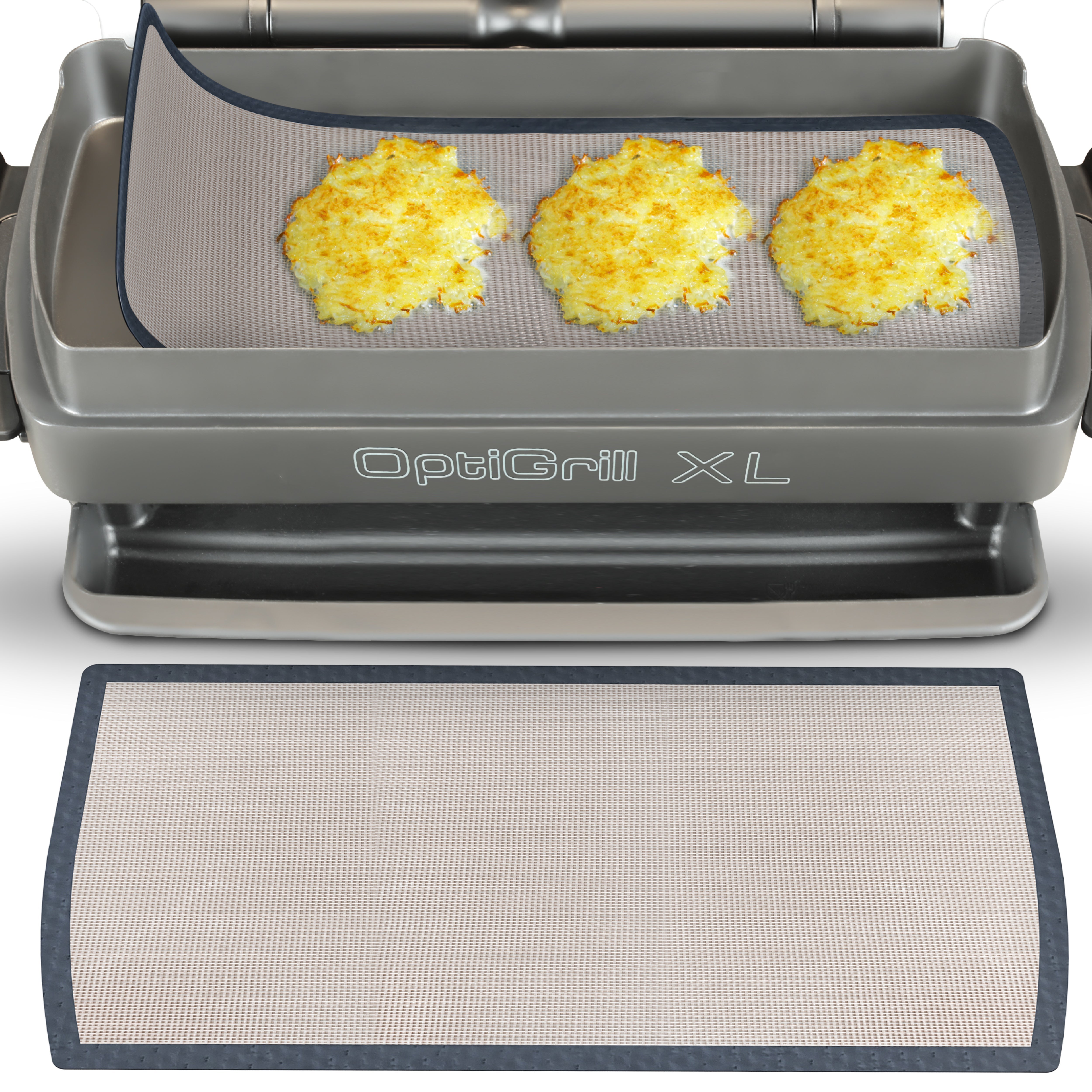 ZauberFry | Dauerbackmatte aus Silikon kompatibel mit Tefal OptiGrill XL