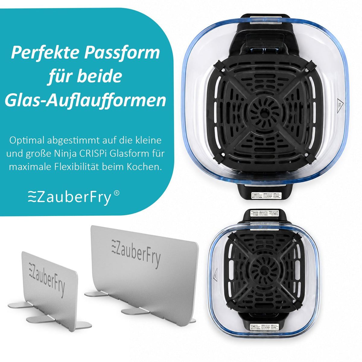 ZauberFry | Backraumteiler Set für Ninja CRISPi 4-in-1