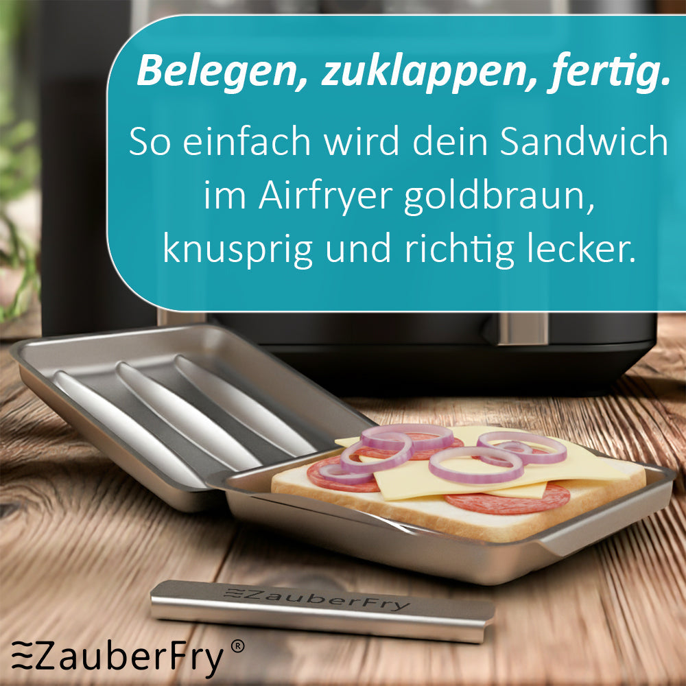 ZauberFry | Sandwichmaker für Airfryer
