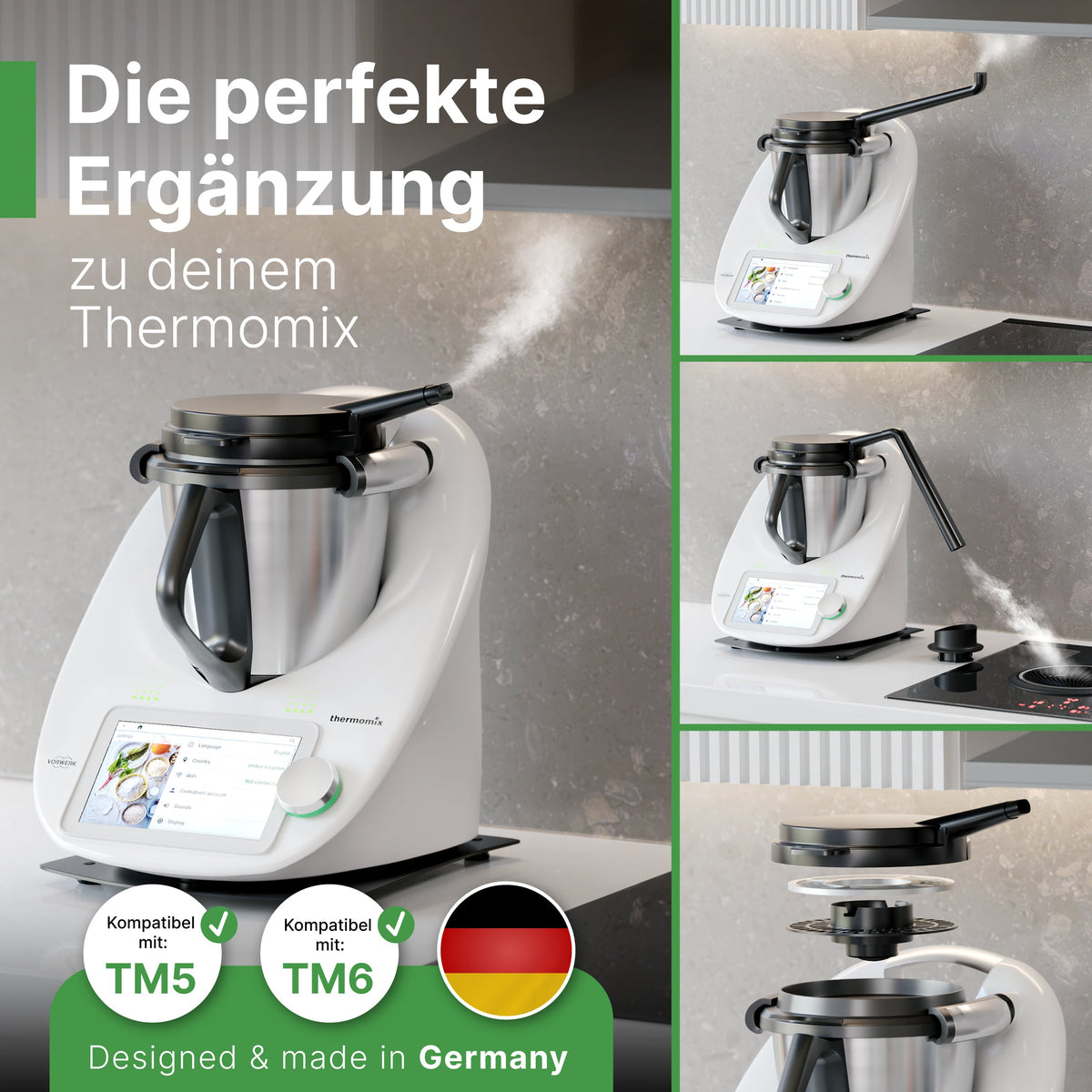 DampfPRO | Dampfumleiter für Thermomix TM6, TM5
