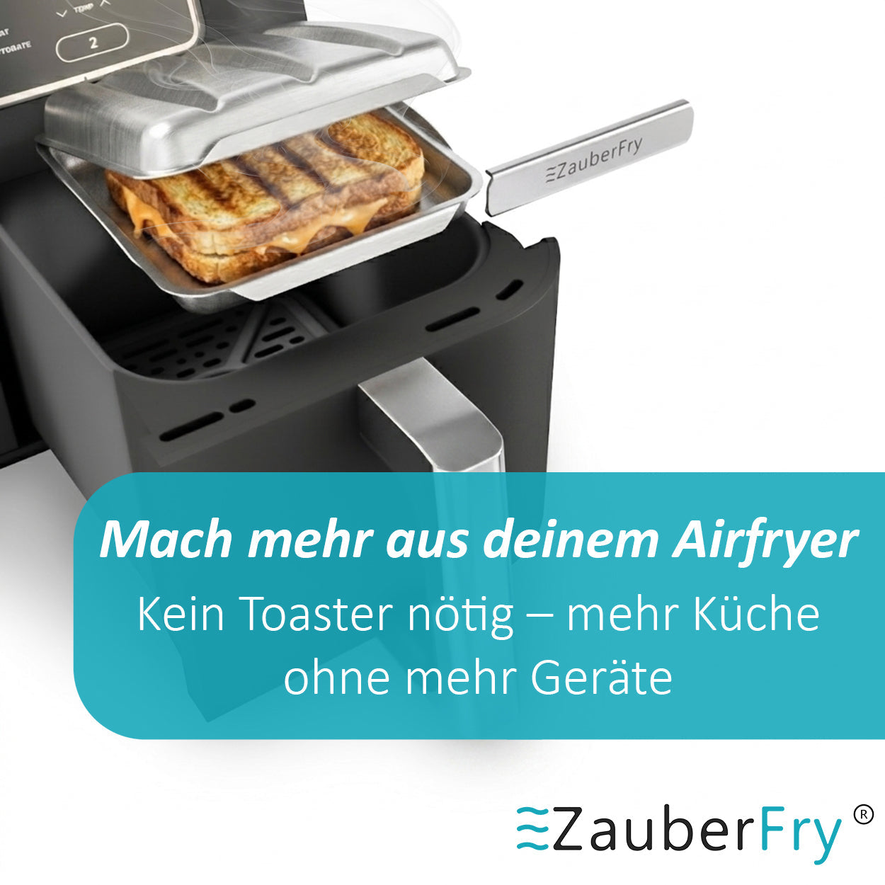 ZauberFry | Sandwichmaker für Airfryer