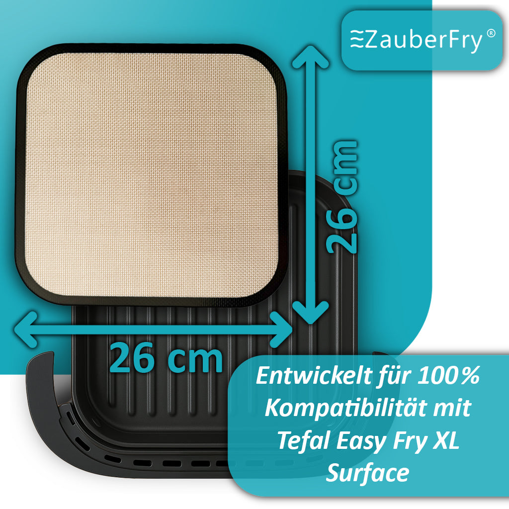 ZauberFry® | Dauerbackmatte für Tefal Easy Fry XL Surface