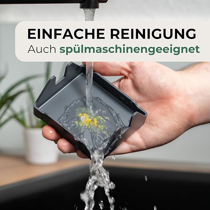 STERNEKOCH Deckelhalter mit Abtropfschale für Thermomix TM6, TM5 & Monsieur Cuisine