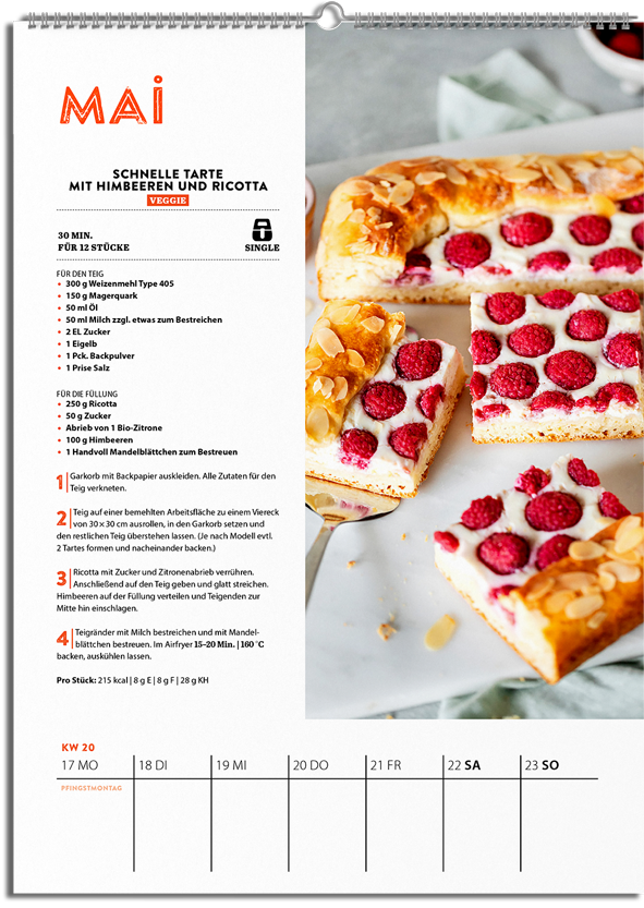 Airfryer - Wochenkalender 2027