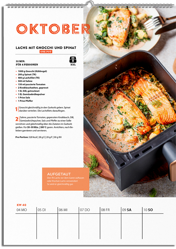 Airfryer - Wochenkalender 2027