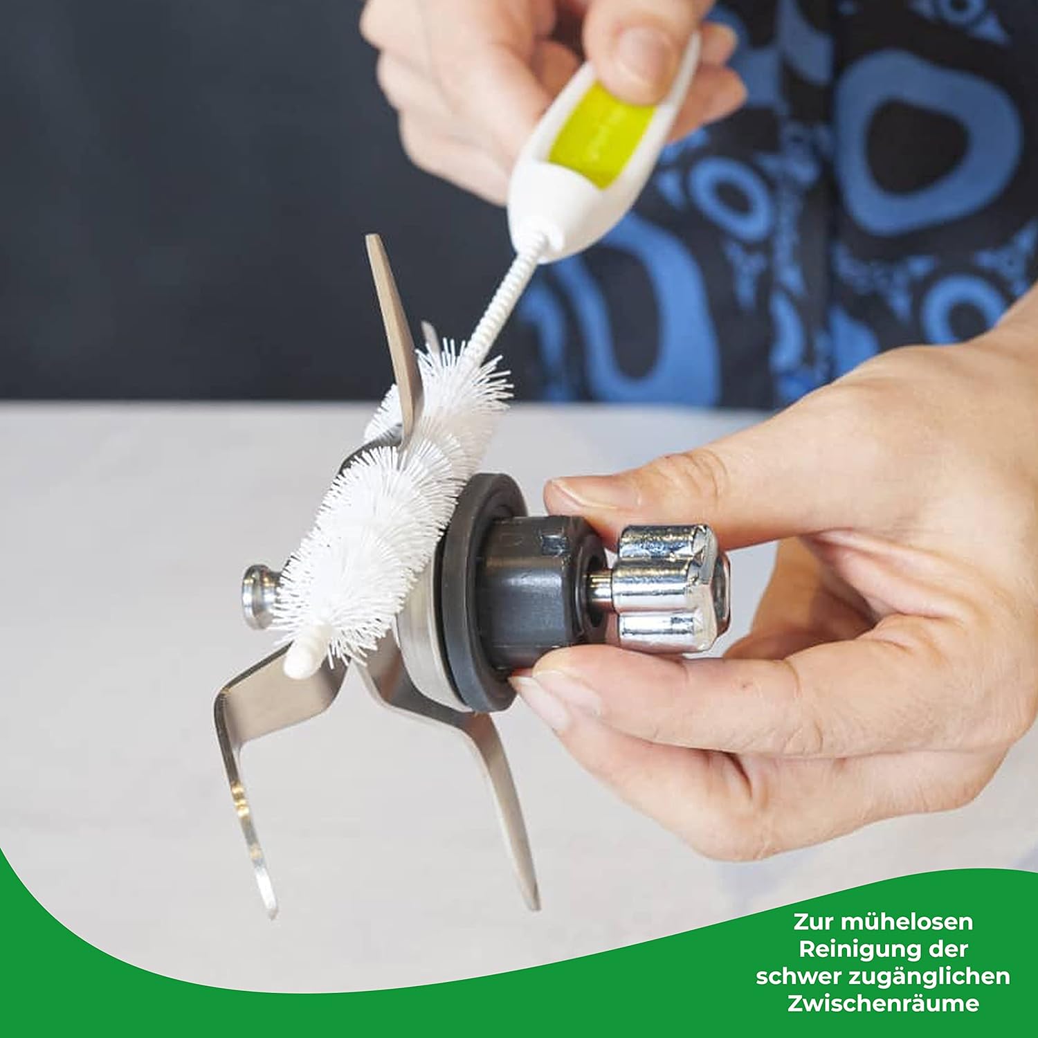 WunderBrush® Blade | Reinigungsbürste für Mixtopfmesser