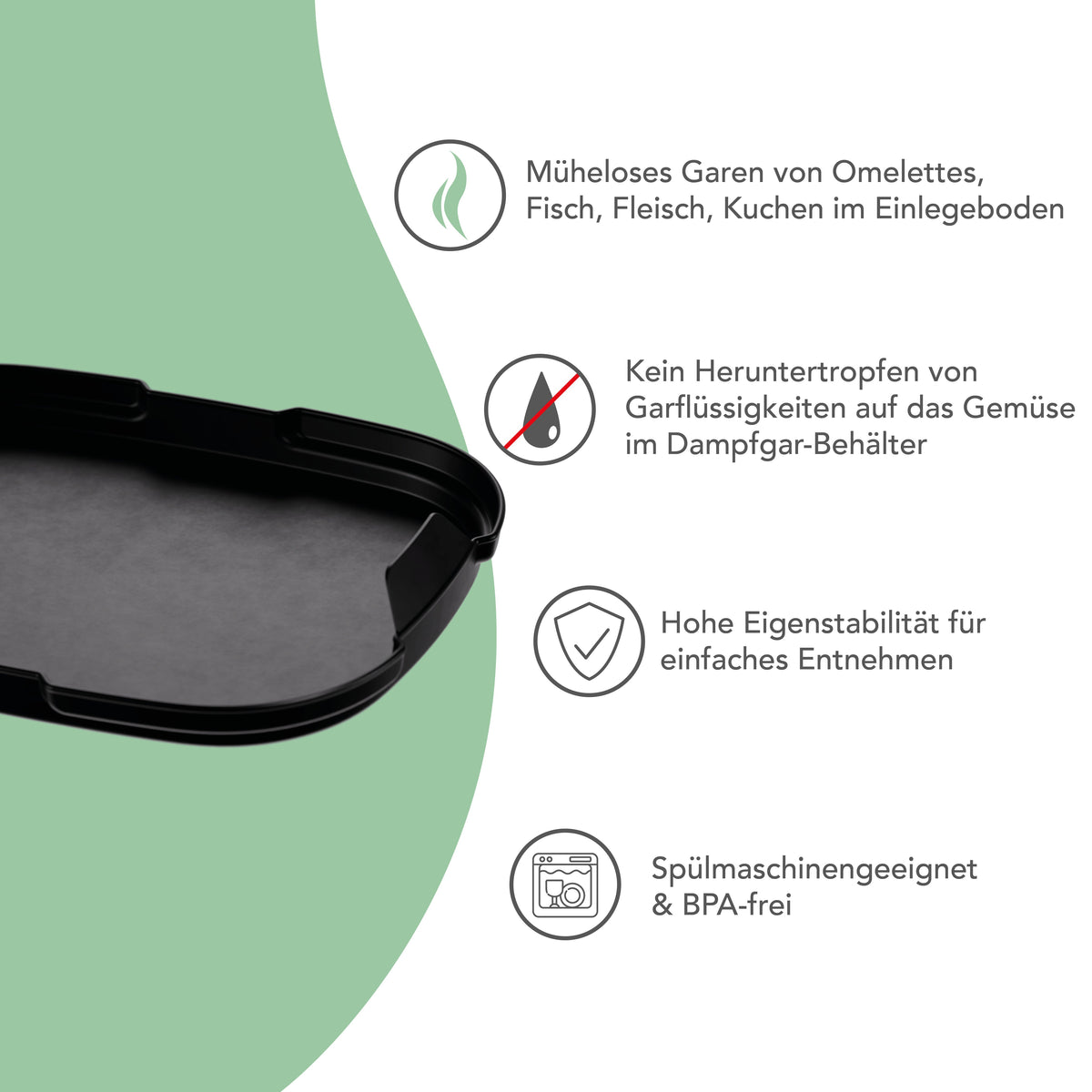 FlexiSteam® | Silikon-Auflaufform passend für den Varoma | Thermomix TM7
