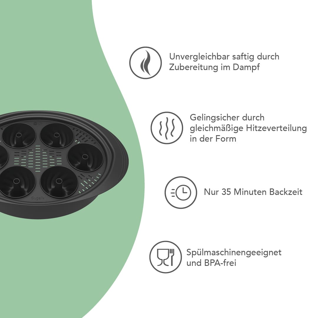 Gugelix® | Mini-Gugelhupfform für Varoma