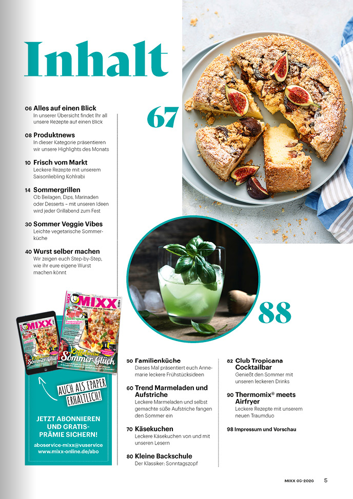 Zeitschrift MIXX - Ausgabe 05/2026 (Juli/August)