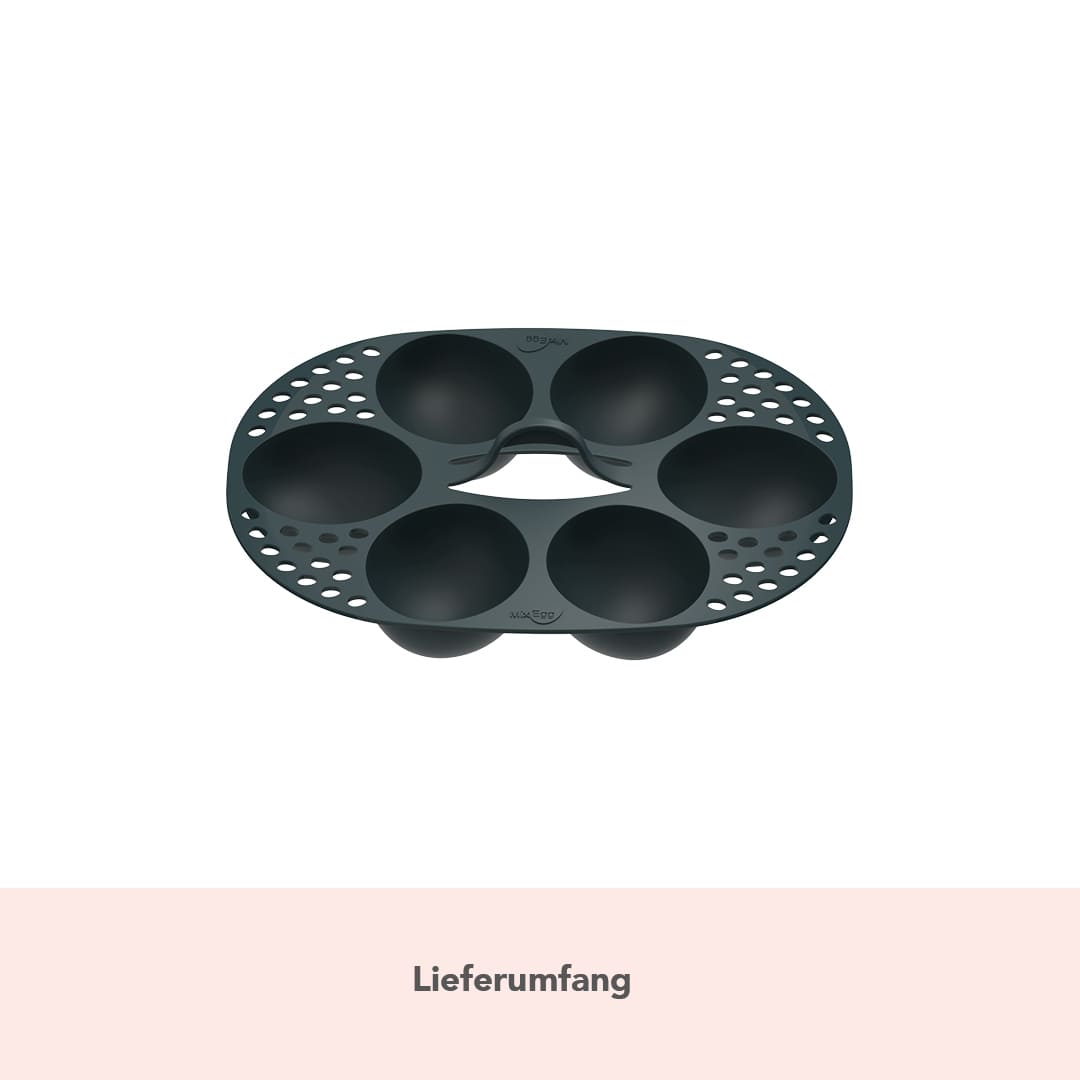 MixEgg® | Eierpochiereinsatz für Monsieur Cuisine Smart, Trend, Connect