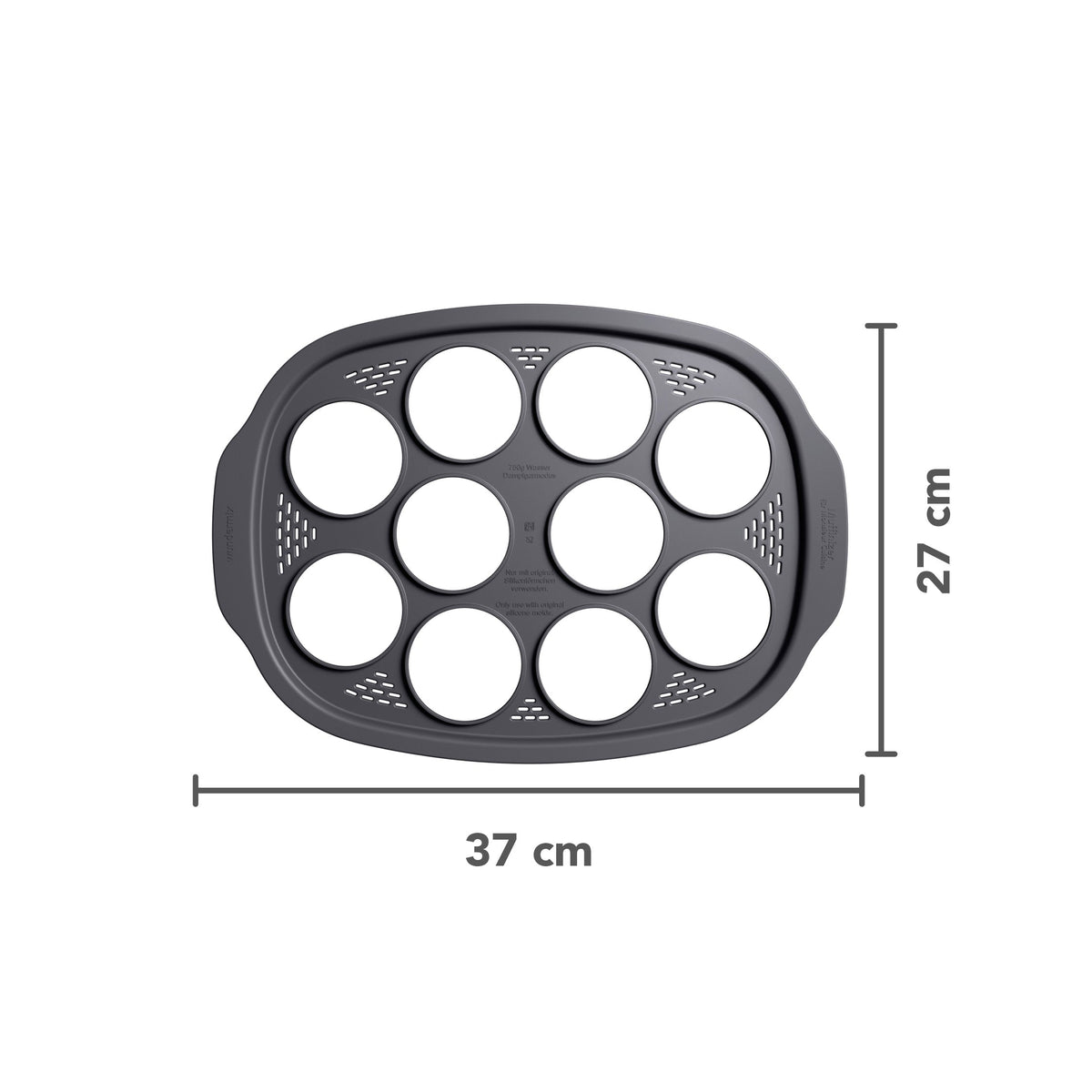 Muffinizer® | inkl. 10 Förmchen für Monsieur Cuisine Smart, Trend, Connect