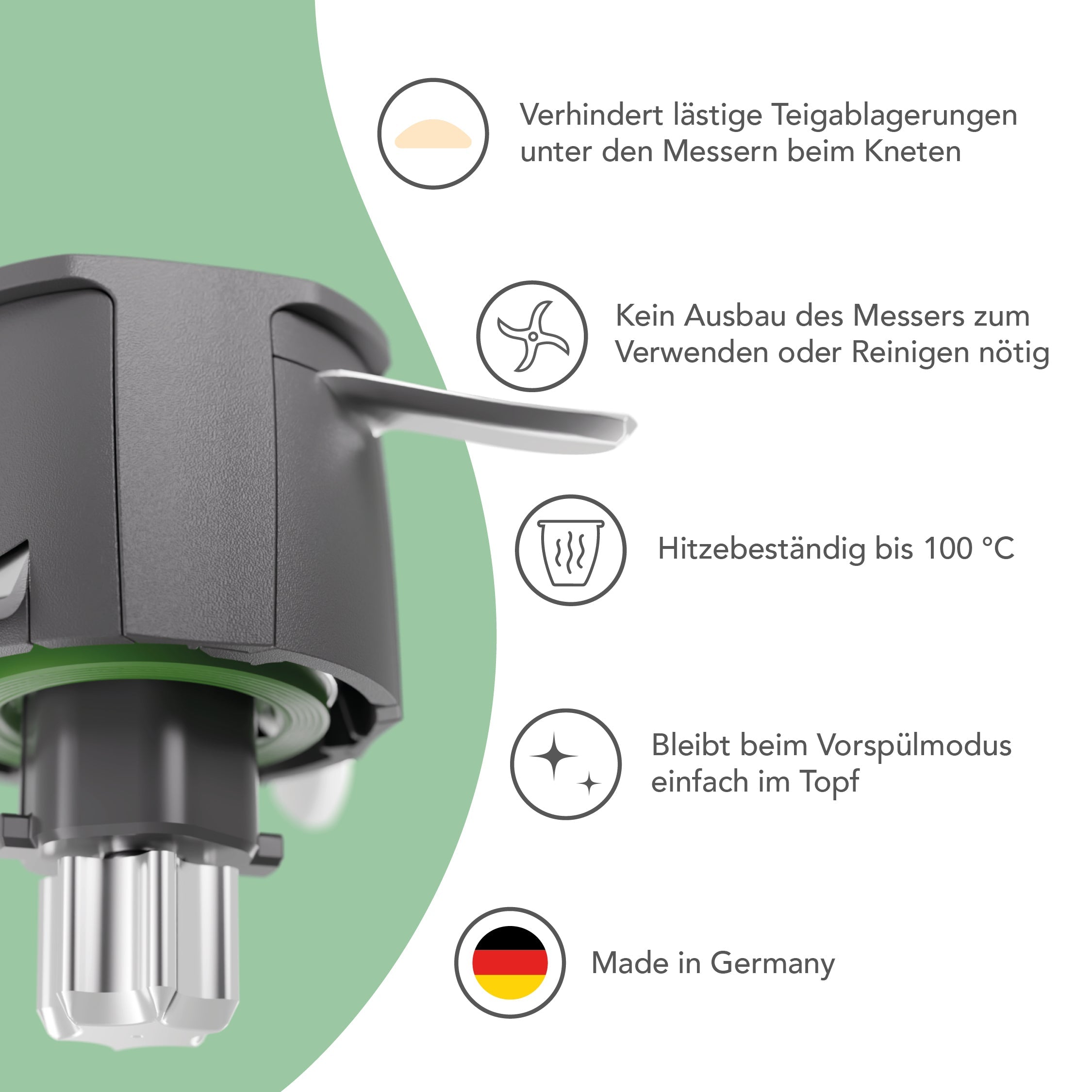 TeigBuddy® | Messerschutz für Thermomix TM7, TM6, TM5