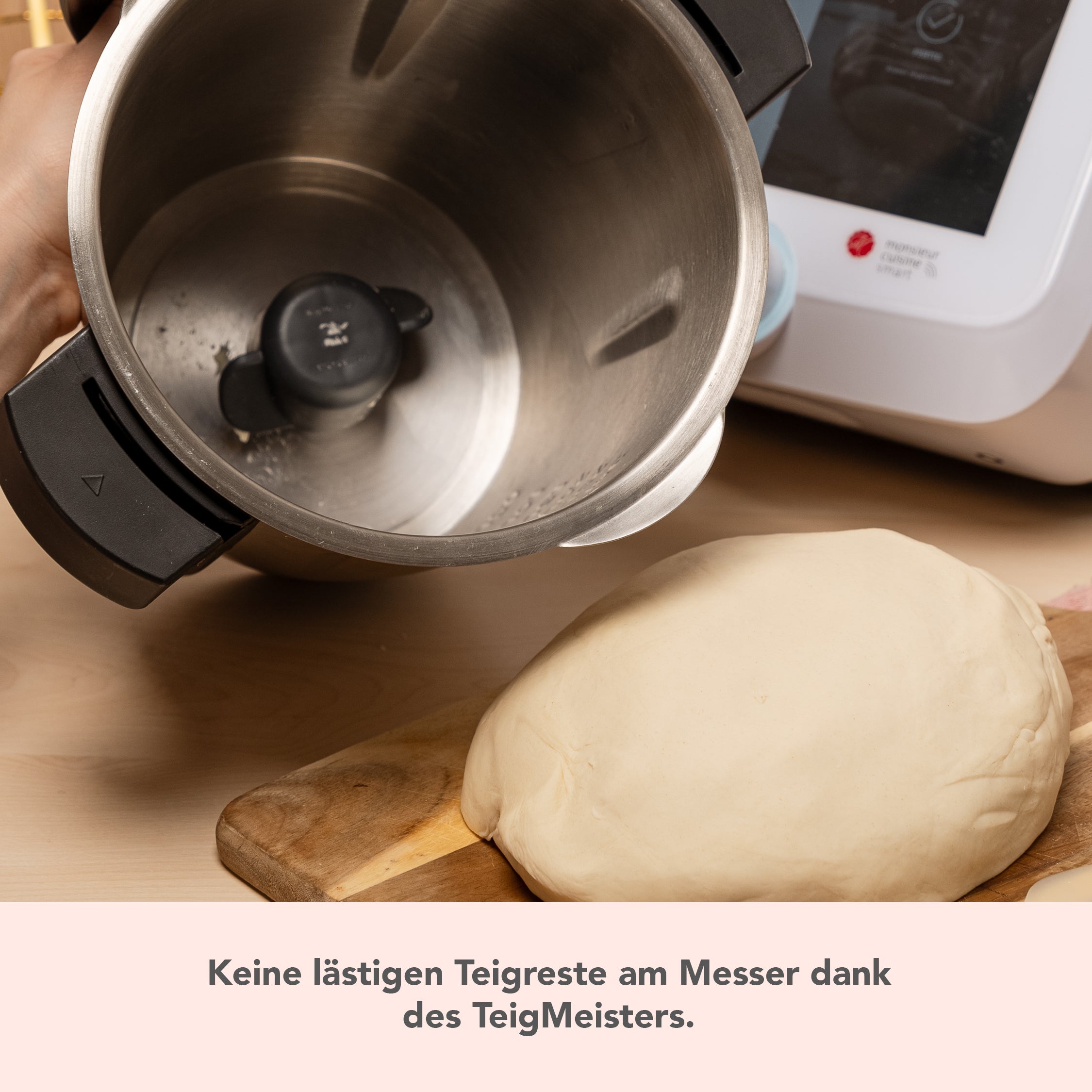 TeigMeister | Kneteinsatz für Monsieur Cuisine Connect, Trend, Smart & Compact