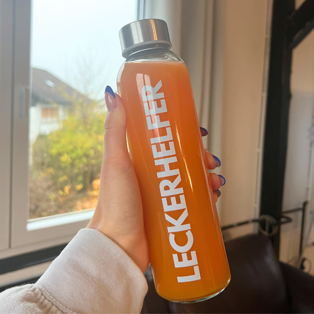 Leckerhelfer | Trinkflasche Glas 500 ml