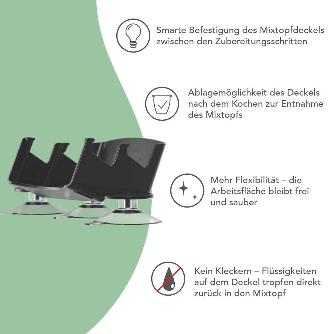WunderButler® | Deckelhalter für den Monsieur Cuisine Smart