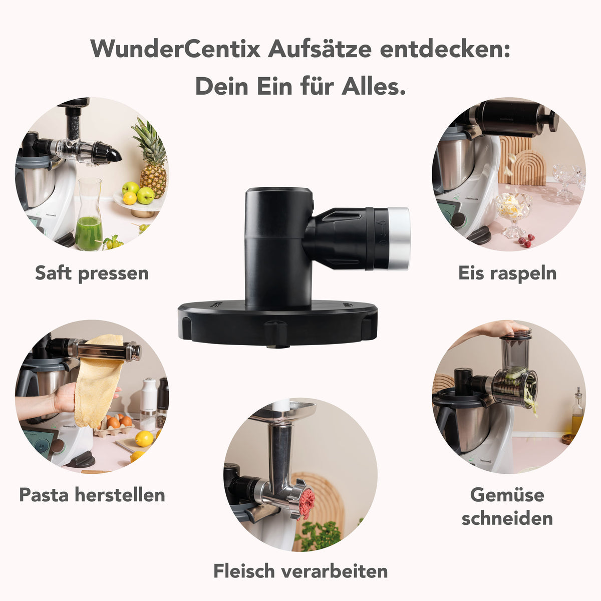 WunderCentix® | Starter-Set "Fleischwolf" für TM6, TM5
